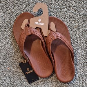 OluKai Rich Tan Sandals